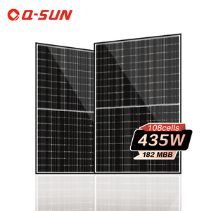 Módulo fotovoltaico mono fotovoltaico doméstico direto da fábrica 435 W painéis caixa moldura de vidro