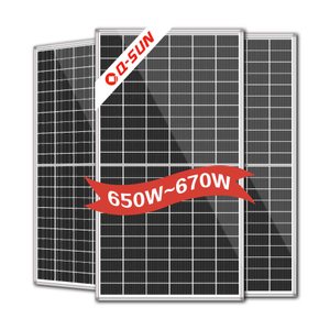 Painéis solares Q-SUN ODM para projetos de sistemas solares